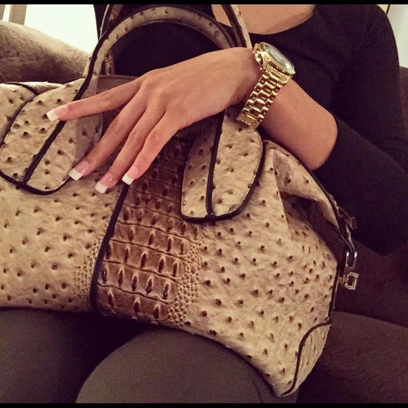 Glitzy Escobar Crocodile purse - Picture 3 of 5